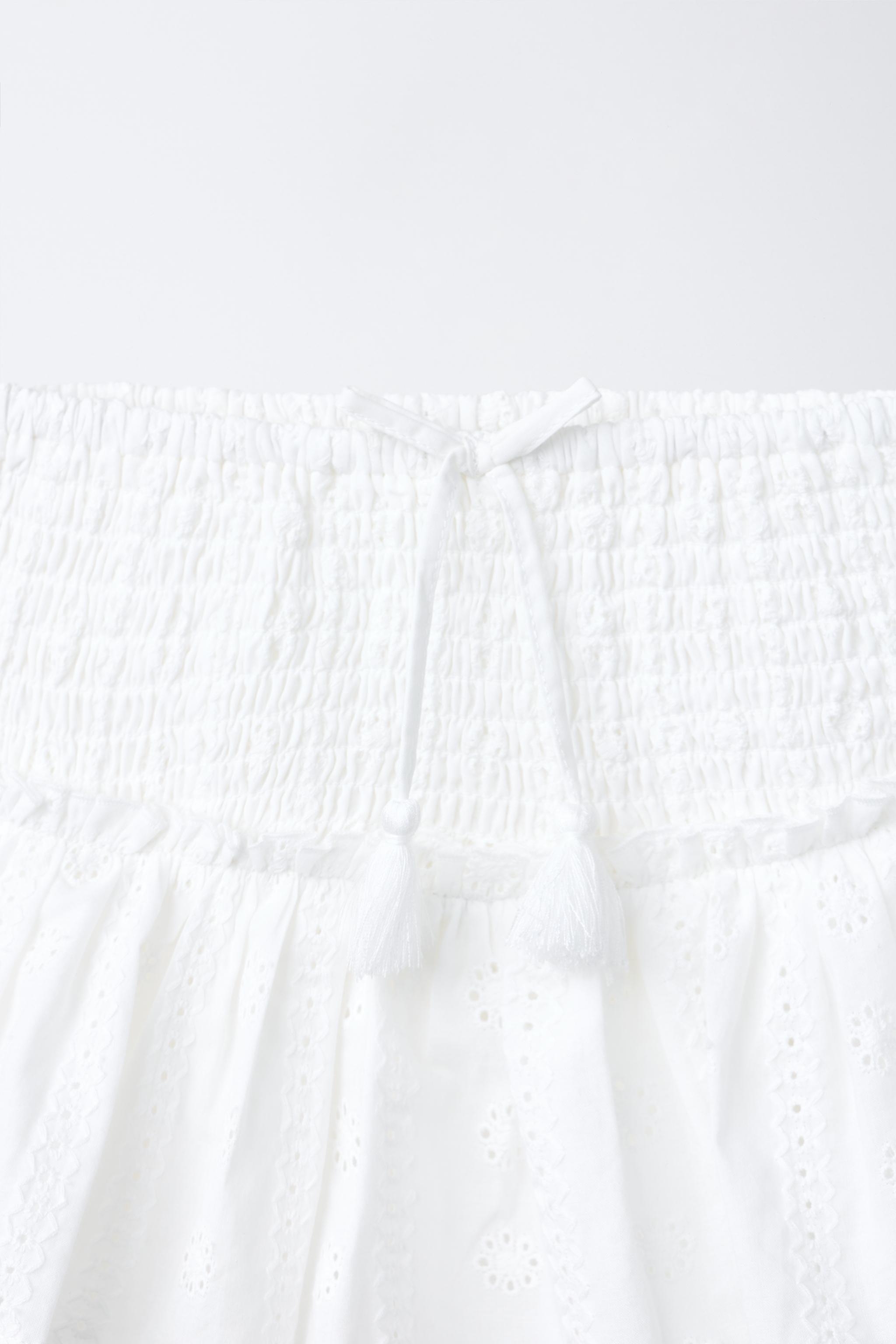 JUPE-SHORT SCHIFFLY À VOLANTS